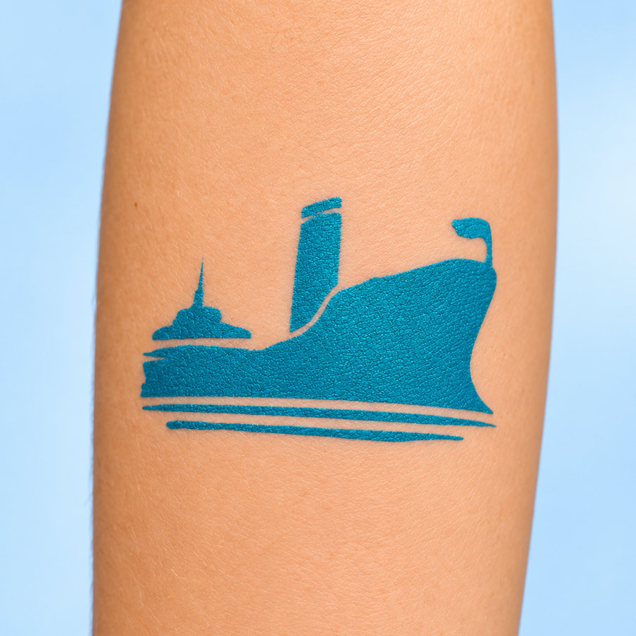 Airbrush Tattoo – Sprühtattoo für Hafenfest Airbrush Tattoo – Sprühtattoo für Hafenfest